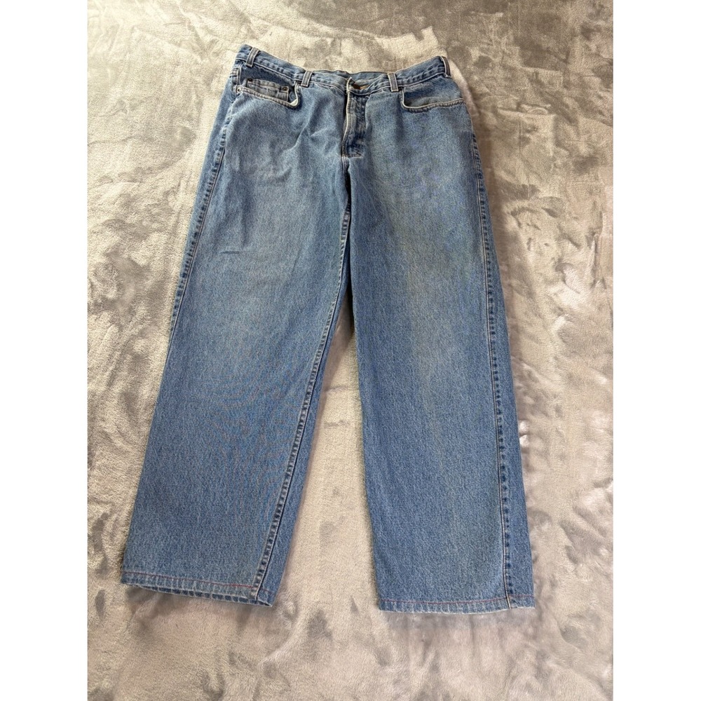Vintage Brooks Brothers Jeans Mens 34x29 Light Blue Straight Leg Denim USA